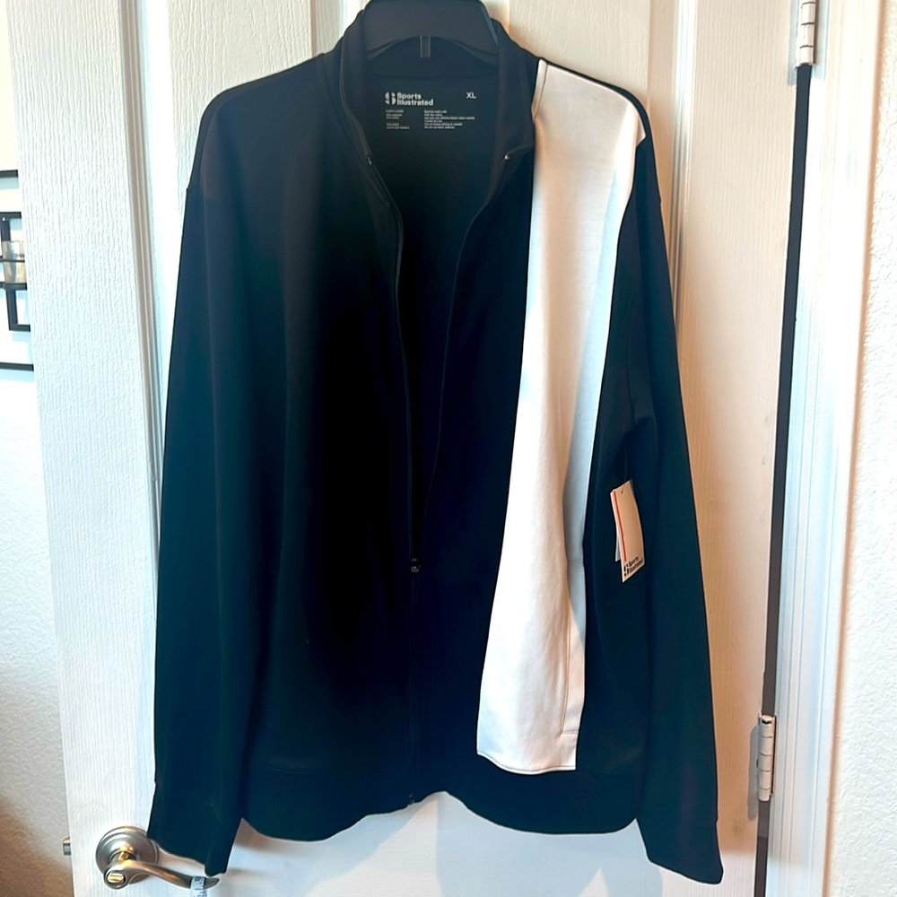 Men’s sports illustrated track jacket.